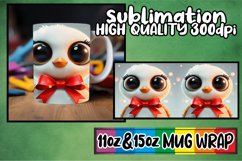 3D Christmas Mug Wrap 11oz 15oz for Winter Product Image 1