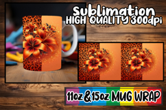Sweet nostalgia 11oz 15oz mug wrap, Leopard Prints Product Image 1