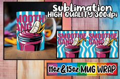 Sunny outlook 11oz 15oz mug wrap, Retro Food Product Image 1