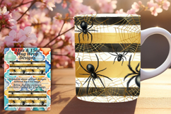 Unique 15oz Mug Wrap Png Design , Halloween Product Image 1