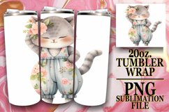 Whisker Wonders: Tumbler Wrap Cat Lover Product Image 1