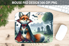 Watercolor Fox Mouse Pad Sublimation - Animal PNG Product Image 1