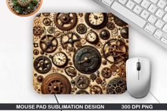 Vintage Mouse Pad Sublimation PNG Design - Mouse Pad PNG Product Image 1