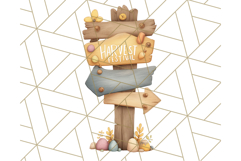 Woodland Autumn Animals PNG Clipart for Fall &amp; Harvest Product Image 3