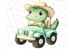 Jungle Safari Animals PNG Cute Pastel Wild Animal Clipart Product Image 3