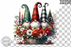 Christmas Gnome Sublimation - Clipart PNG Design Product Image 1