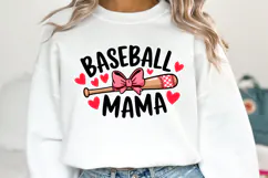 Baseball Mama Svg | Baseball Mom | SVG files | Game Day Product Image 1