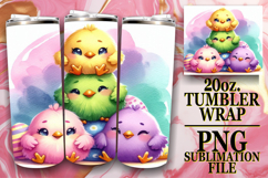 Wholesome joy 20oz tumbler wrap, Cute Animals Product Image 1