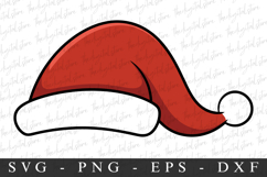 Santa Hat Svg | Christmas svg | Svg cut file Product Image 1