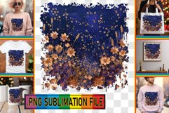 Sparkling Leopard &amp; Sublimation Blossom Beauty PNG Product Image 1