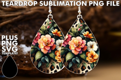 Dazzling Teardrop Earrings Designs, Leopard Prints Product Image 1