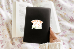Printable Summer Book Lover Sticker | Sun&#039;s Out Books Out Product Image 3