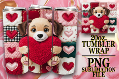 BREATHTAKING VIEWS 20oz TUMBLER WRAP, Valenines Animals Product Image 1