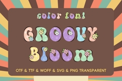 Groovy Bloom - Color Font Product Image 1