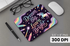100 days of school Mouse Pad, Teacher PNG Sublimation Design Product Image 1