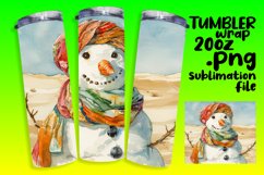 Tropical Frosty Fun: Christmas Sublimation Product Image 1