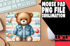 RADIANT mouse mat Sublimation Ideas, Teddy Bear Product Image 1