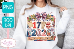 USA 250 Years Anniversary Sublimation, Patriotic shirt PNG Product Image 3