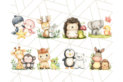 Farm and Forest Animal Pairs PNG Adorable Animal Companions Product Image 7