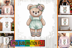 Charming Tote Bag Gift Ideas PNG, Teddy Bear Product Image 1