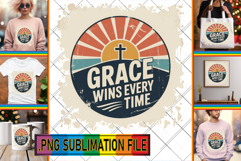 Whimsical TOTE BAG Designs PNG, Religious Product Image 1