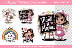 Floral Mama Mom Sublimation PNG Product Image 1