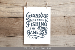 Funny Grandpa Fishing Quote Design for T-Shirts and Gifts Product Image 4