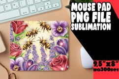 Cheerful Mouse Pad Design PNG, Bee Product Image 1