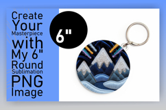 Playful Round Design for Keychains , Holiday Product Image 1