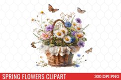 Spring Flowers Clipart Product Image 1