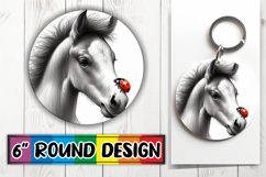 Whimsical Circle Ornaments PNG Design, Cute Animals Product Image 1