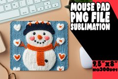 Luminous Desk Pad Designs Sublimation, Snowman Product Image 1