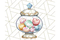Princess Tea Party PNG Clipart with Teacups & Fancy Treats Product Image 3