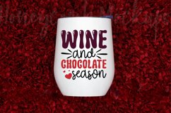 Wine and chocolate season SVG Product Image 3