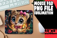 Unique Mouse Mat Sublimation Style, Christmas Animals Product Image 1