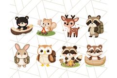 Camping Animals PNG Forest Critters Campfire Adventure Product Image 3