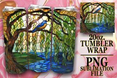 Stunning Stained Glass Tumbler Wrap Product Image 1