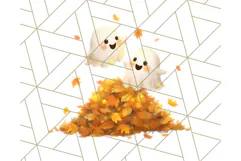 Halloween Neighborhood Clipart PNG for Trick or Treat Product Image 2