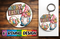 Sweet Watercolor Bear Keychain Tumbler Spring Design PNG Product Image 1
