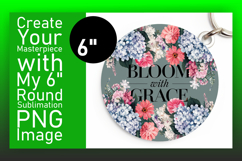 Artistic Round Design Sublimation PNG , Religious Product Image 1