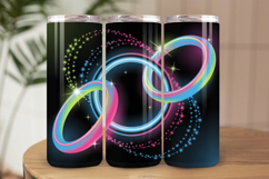 Festive Happy New Year Tumbler Wrap 2026: 20oz Skinny Tumble Product Image 1