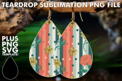 Cozy teardrop EARRINGS Design Ideas, Gold Flower Product Image 1