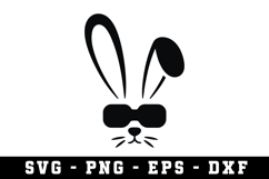 Bunny Ear &amp; Face SVG | SVG Cut files | Cricut Product Image 1