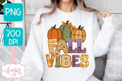 Fall vibes sublimation PNG | Fall Pumpkin PNG design Product Image 2