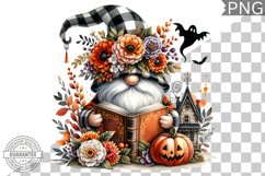 Halloween Gnome Sublimation - Clipart PNG Design Product Image 1
