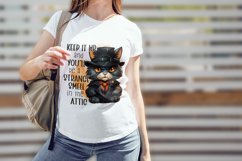 Angry Sarcastic Cat Strange Smell Attic Sublimation Png Product Image 2
