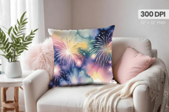 Happy New Year PNG Pillow, Festive New Year's Eve 2026 PNG Product Image 1