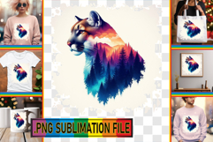Charming TOTE BAG Art PNG, Animals Art Product Image 1