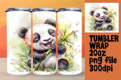 Delightful Pet Portrait Extravaganza Watercolor Tumbler Wrap Product Image 1