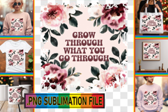Cozy TSHIRT Designs Ideas PNG, Flower Quote Product Image 1